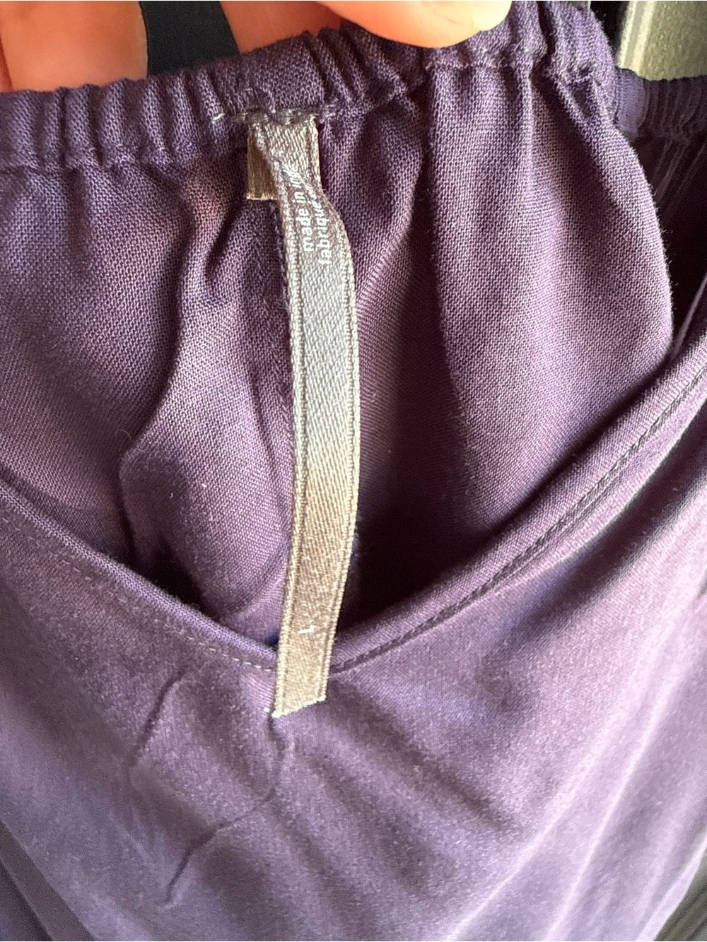 By Anthropologie Long-Sleeve Eyelet Mini Shirt Dress Size Large Purple - Picture 8 of 14